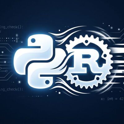 Astral ty and Meta Pyrefly Rust-powered Python type checkers comparison diagram with Python logo and speed performance indicators