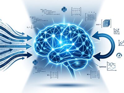 Neural network diagram representing AI-assisted pre-training research, symbolizing Karpathy joining Anthropic