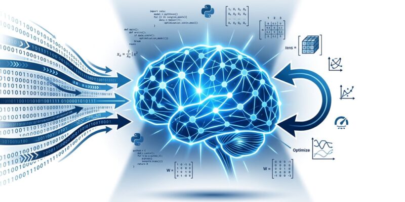 Neural network diagram representing AI-assisted pre-training research, symbolizing Karpathy joining Anthropic