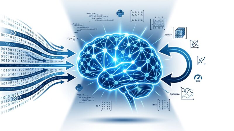 Neural network diagram representing AI-assisted pre-training research, symbolizing Karpathy joining Anthropic