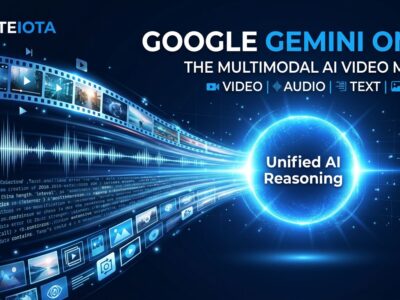 Google Gemini Omni multimodal AI video model — multiple modalities converging into unified AI reasoning, ByteIota tech blog