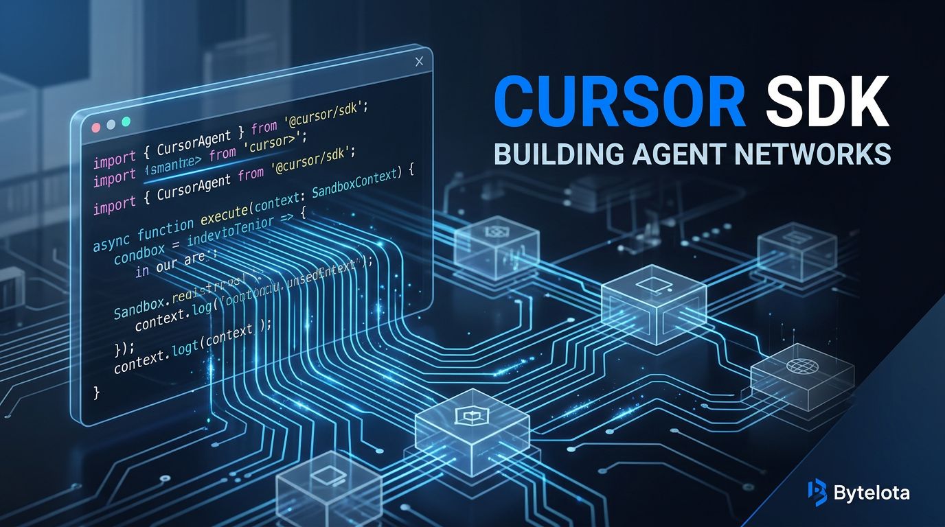 Cursor SDK: Build Programmatic AI Coding Agents in TypeScript | byteiota