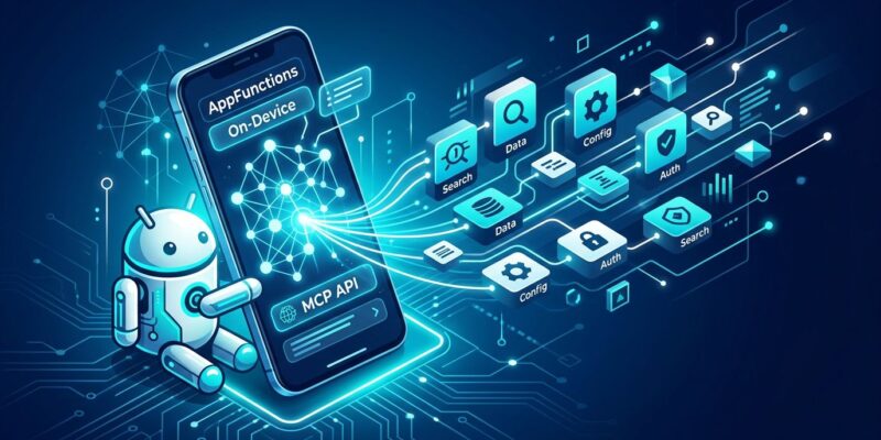 Android AppFunctions turning apps into on-device MCP servers for Gemini AI agents