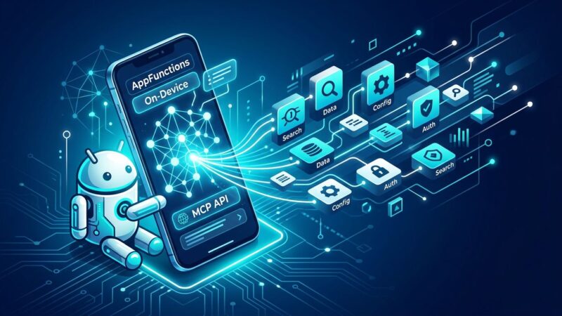 Android AppFunctions turning apps into on-device MCP servers for Gemini AI agents