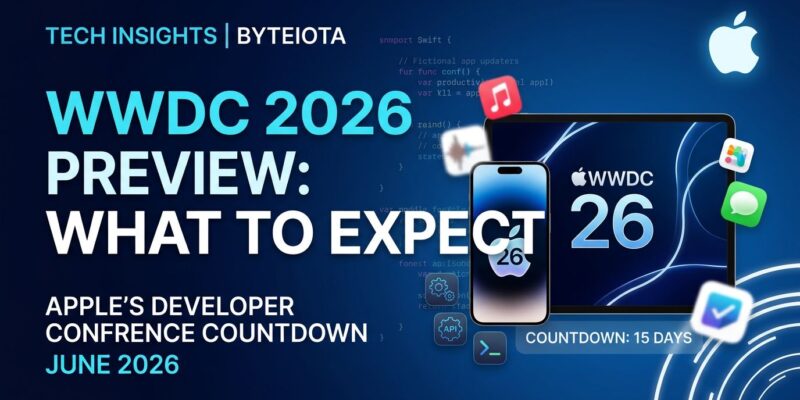 WWDC 2026 developer conference preview - iOS 27, Swift 6.3, Siri 2.0 APIs