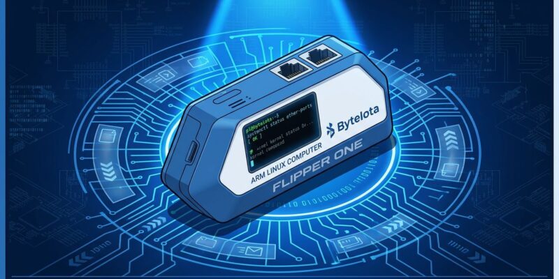 Flipper One pocket-sized ARM Linux computer with dual Ethernet ports and security research capabilities
