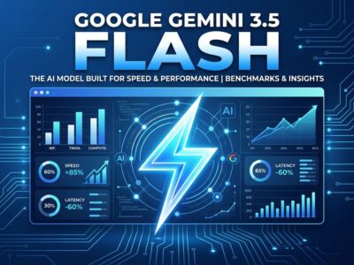 Gemini 3.5 Flash model outperforming Gemini 3.1 Pro on agentic benchmarks - speed and benchmark comparison chart