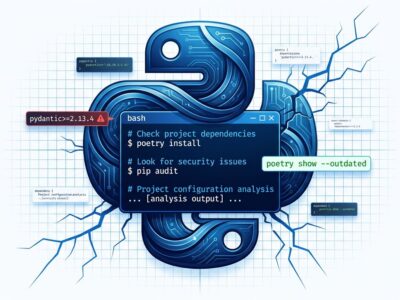 Python snake logo with terminal commands showing uv package manager UX gaps and command comparisons