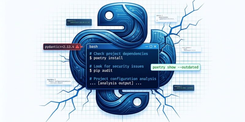 Python snake logo with terminal commands showing uv package manager UX gaps and command comparisons