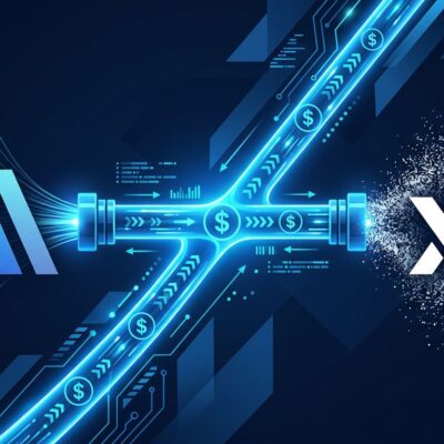 Anthropic and xAI logos connected by a glowing data pipeline representing the 1.25 billion per month compute deal