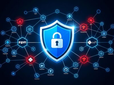 Security shield protecting open source dependencies from supply chain attacks