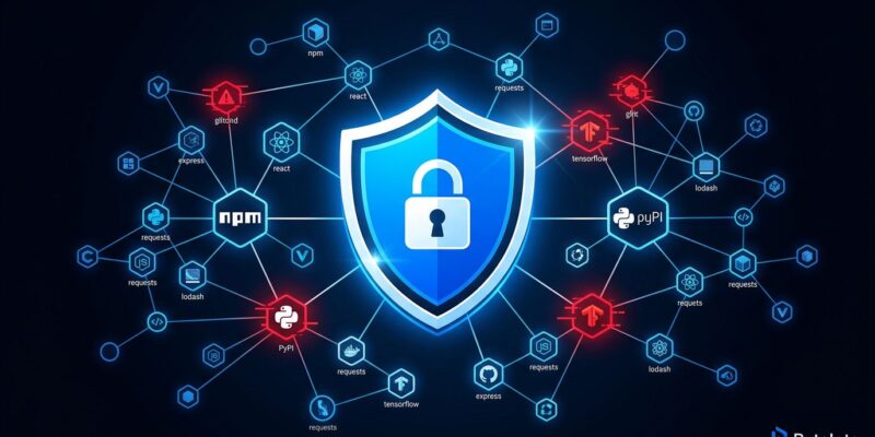 Security shield protecting open source dependencies from supply chain attacks