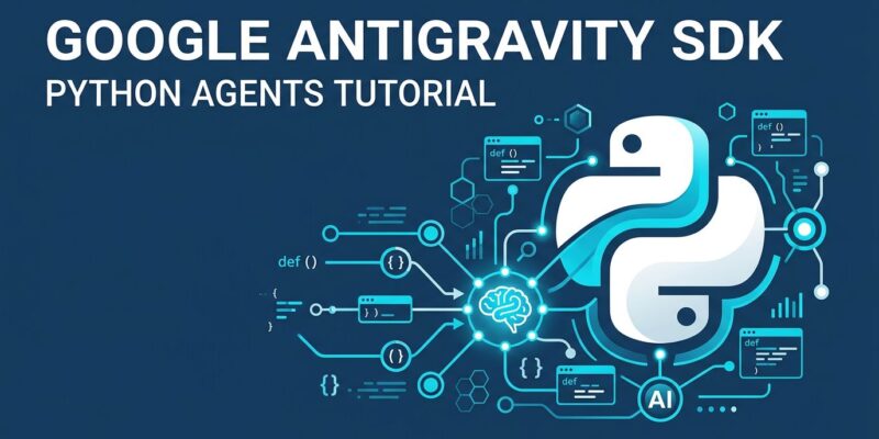 Google Antigravity SDK Python agents with tools, MCP integration, and safety policies diagram