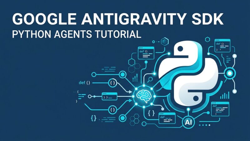 Google Antigravity SDK Python agents with tools, MCP integration, and safety policies diagram