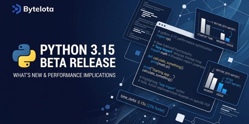 Python 3.15 beta release - lazy imports, free-threading ABI, and Tachyon profiler