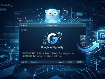 Terminal window showing agy command for Google Antigravity CLI migration from Gemini CLI