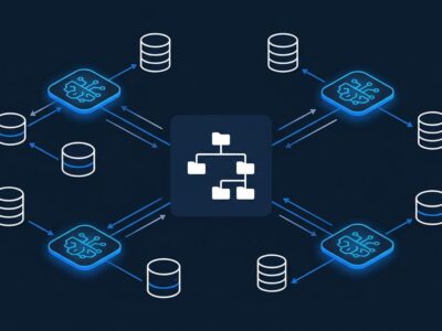 Amazon Bedrock AgentCore Runtime with persistent S3 and EFS filesystem support for AI agents - connected agent nodes with storage cylinders visualization