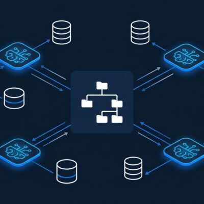 Amazon Bedrock AgentCore Runtime with persistent S3 and EFS filesystem support for AI agents - connected agent nodes with storage cylinders visualization