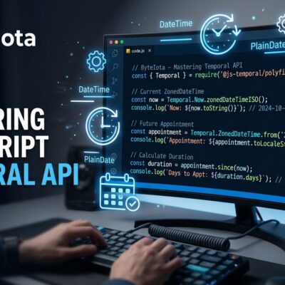 JavaScript Temporal API migration guide showing code examples replacing Date object