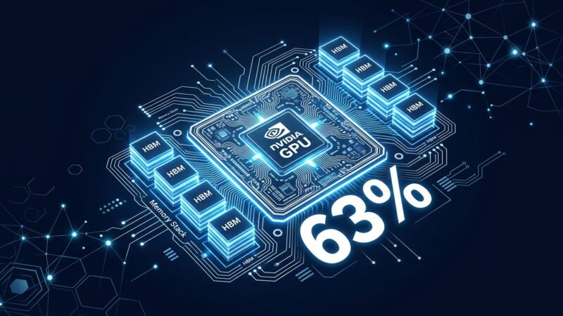 HBM memory accounts for 63% of AI chip component costs in 2026 - Epoch AI data visualization