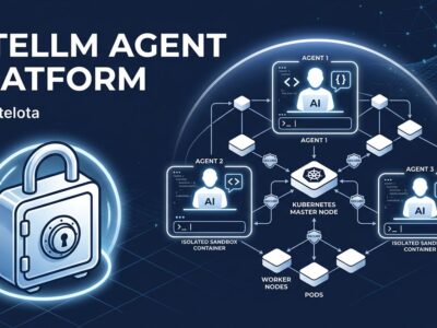 LiteLLM Agent Platform architecture showing Kubernetes sandboxes and vault proxy for AI coding agents