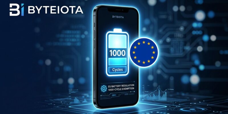 EU battery regulation smartphone
