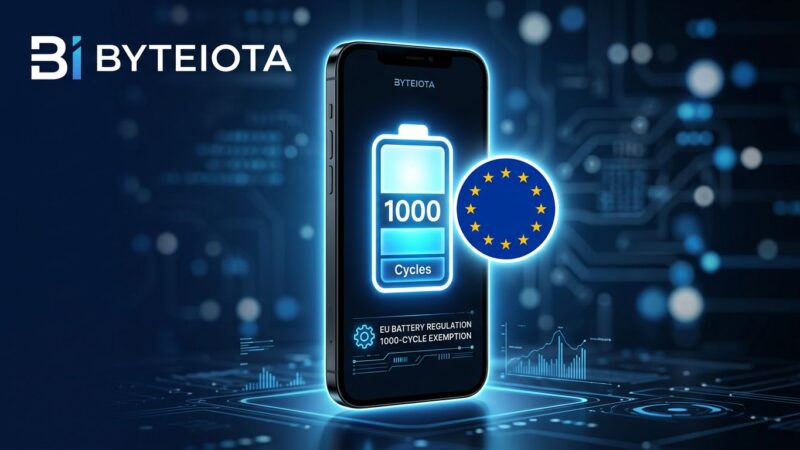 EU battery regulation smartphone