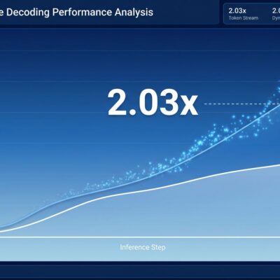 Data visualization chart showing EAGLE 3.1 throughput improvements over EAGLE 3 in LLM inference benchmarks