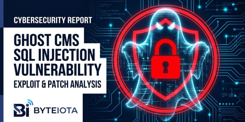 Ghost CMS SQL injection vulnerability CVE-2026-26980 hits 700 plus sites