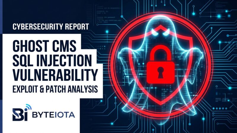Ghost CMS SQL injection vulnerability CVE-2026-26980 hits 700 plus sites