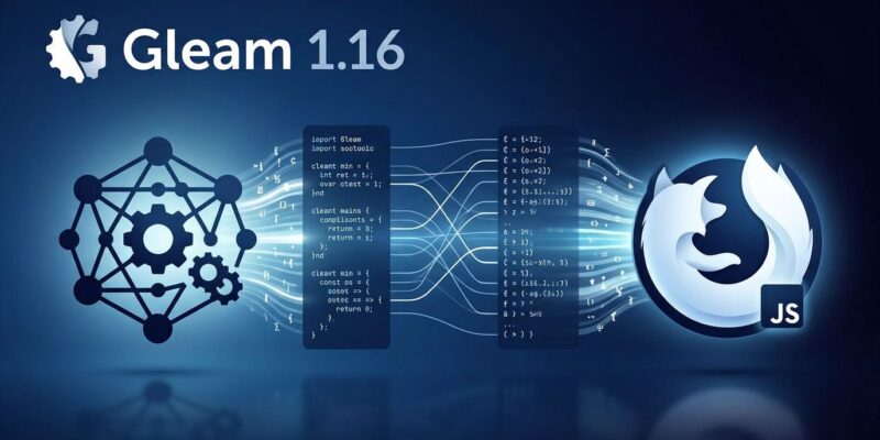 Gleam 1.16 brings JavaScript source maps — dual compilation to BEAM and JS targets visualized