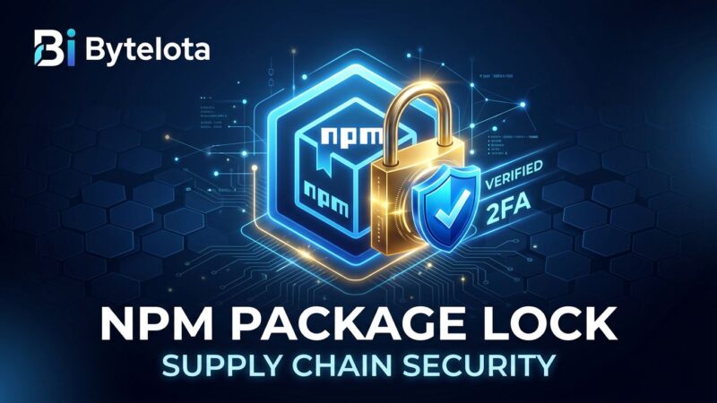 npm staged publishing workflow with 2FA approval gate protecting against supply chain attacks