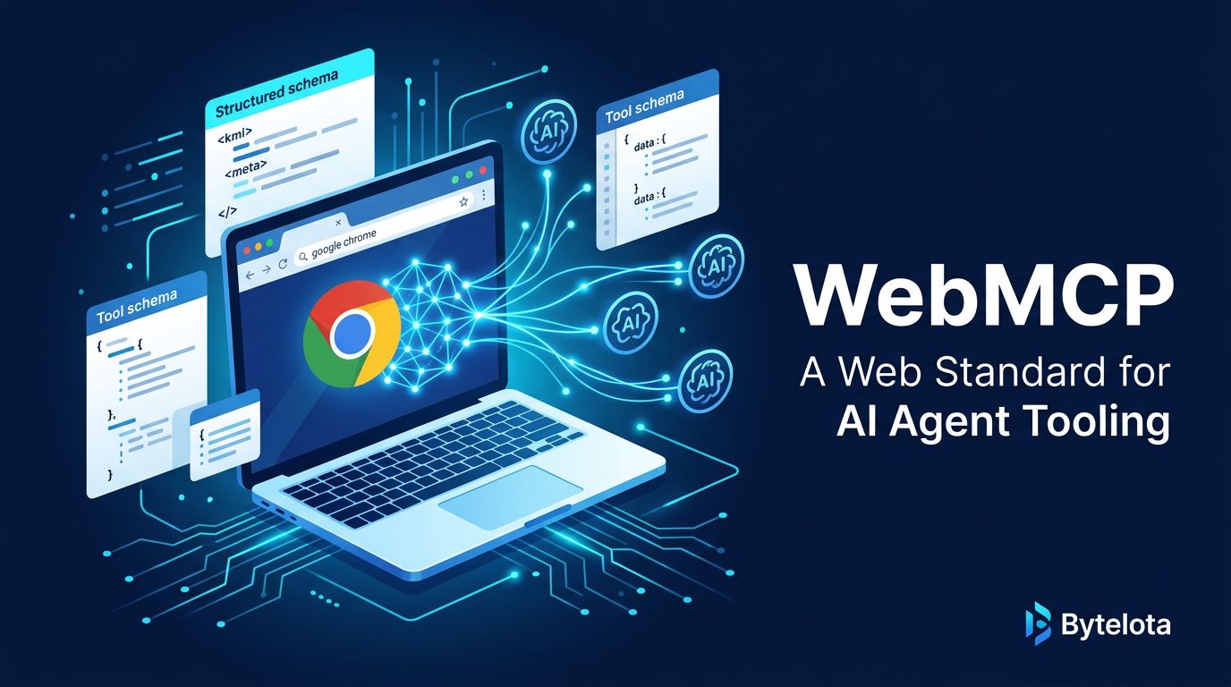 WebMCP: How Chrome Turns Your Website Into an AI Agent Tool | byteiota