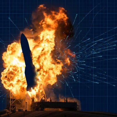 Blue Origin New Glenn rocket explosion on launch pad at Cape Canaveral, May 28 2026