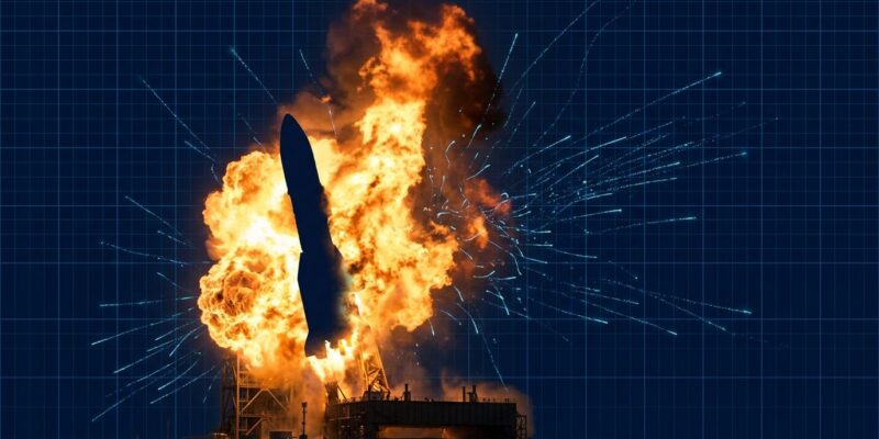 Blue Origin New Glenn rocket explosion on launch pad at Cape Canaveral, May 28 2026