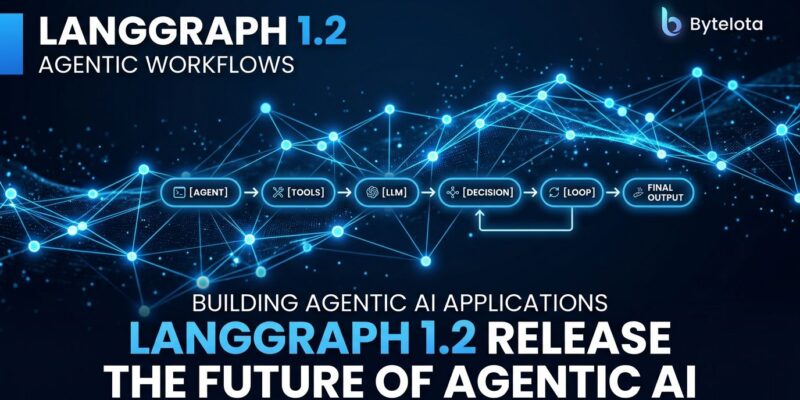 LangGraph 1.2 graph network visualization showing agent workflow nodes and connections