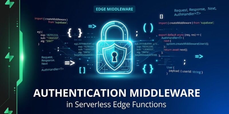 Supabase server SDK authentication middleware for Edge Functions and Cloudflare Workers