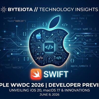 Apple WWDC 2026 developer preview showing Core AI, Siri Extensions, and Xcode agentic coding APIs