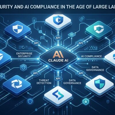 Claude Compliance API connecting to 28 enterprise security platforms including Cloudflare, CrowdStrike, and Datadog for SIEM and DLP integration
