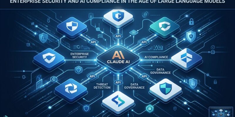 Claude Compliance API connecting to 28 enterprise security platforms including Cloudflare, CrowdStrike, and Datadog for SIEM and DLP integration