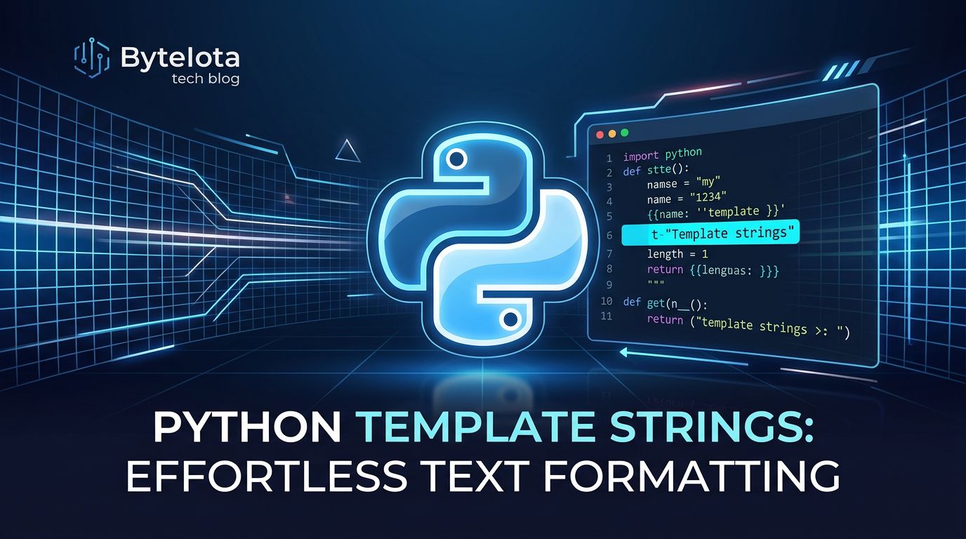 Python 3.14 t-Strings: Safer Templating Over f-Strings | byteiota