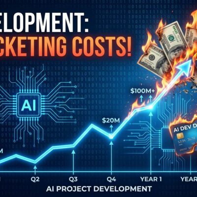 Rising cost graph showing AI coding economics crisis with escalating expenses