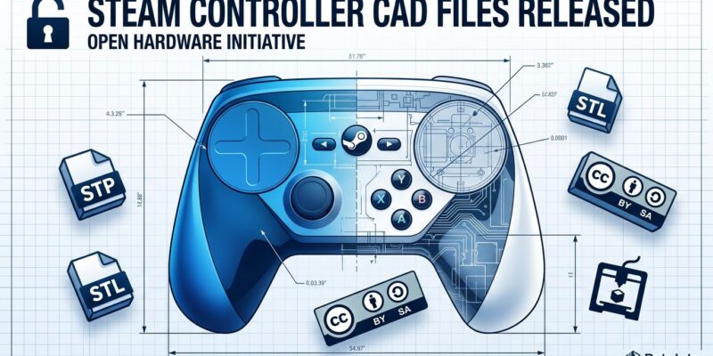 Steam Controller CAD files open hardware