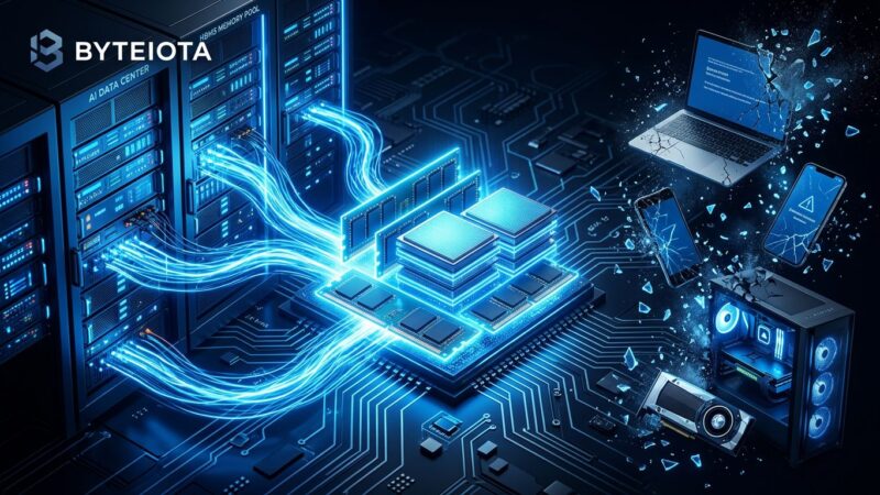AI data centers consuming memory chips, consumer hardware deteriorating
