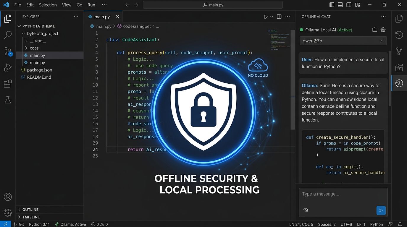 Offline Rendering Implementation Code VS Code 1.122: Offline AI Without GitHub Sign-In | byteiota