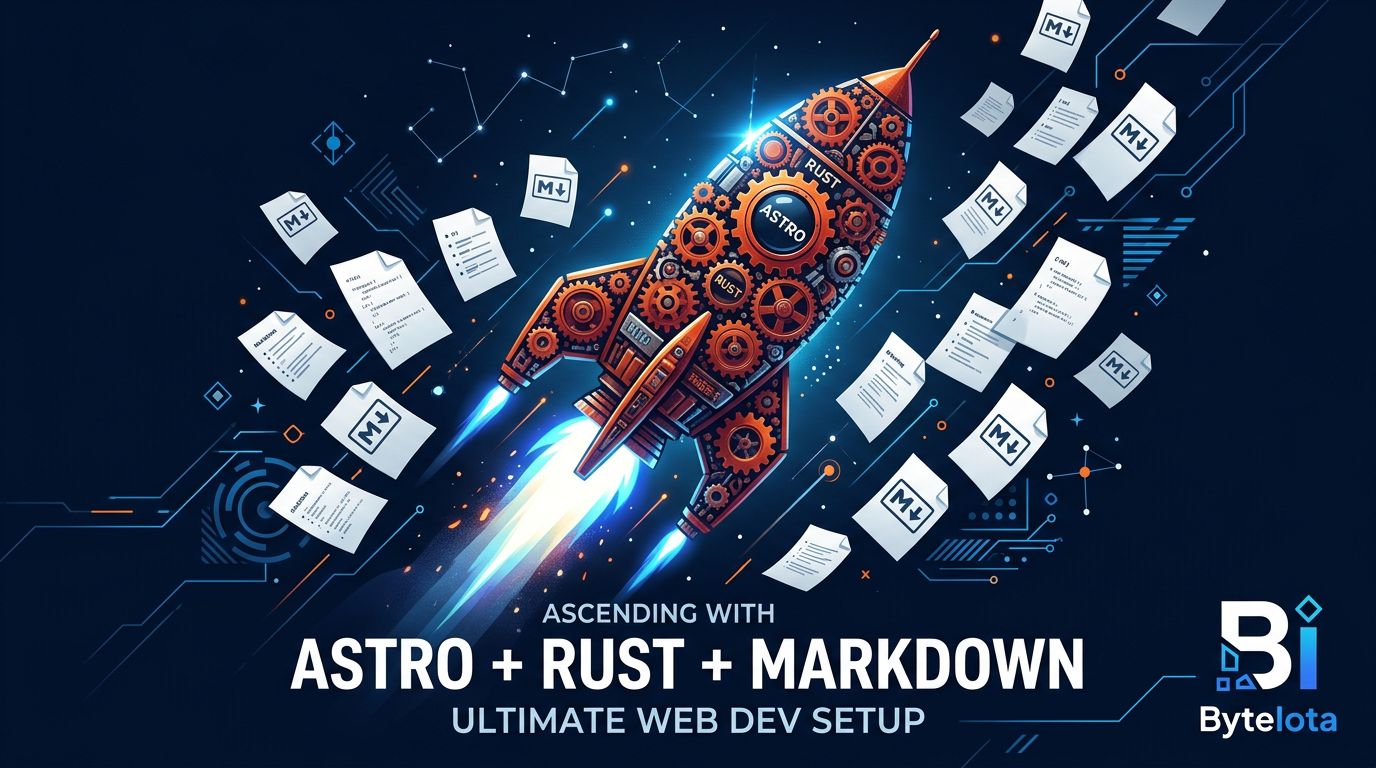 Astro 6.4: Sätteri Rust Markdown and the Plugin Trade-Off | byteiota