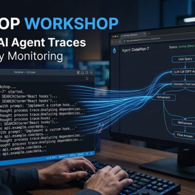 Raindrop Workshop local AI agent debugger showing real-time trace streaming in a browser dashboard