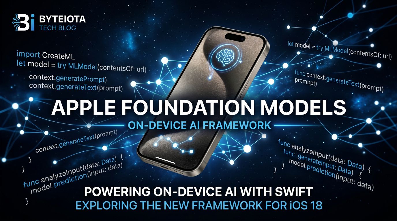 Apple Foundation Models Framework: On-Device AI for iOS, No API Key ...