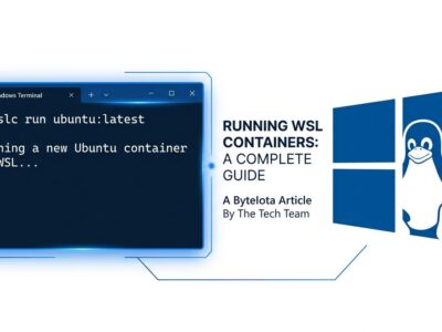 WSL Containers wslc tool showing Linux containers running on Windows without Docker Desktop