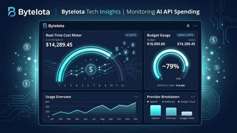 Cloudflare AI Gateway real-time spend limit dashboard showing dollar-based budget controls for AI API costs